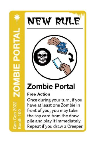 Zombie Portal promo card for Zombie Fluxx